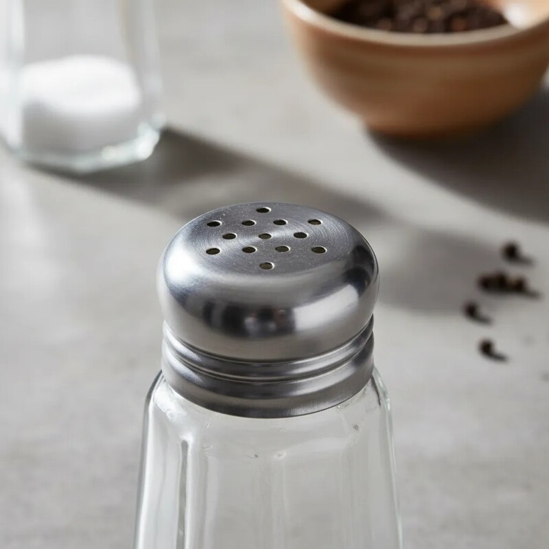 SALERO/PIMENTERO DE VIDRIO 1 OZ - F/SK-PM1 SALERO/PIMENTERO DE VIDRIO 1 OZ - F/SK-PM1