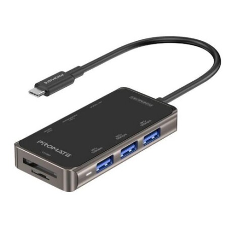 PROMATE Primehub-Mini Hub-C A 3 Usb 3.0/HDMI/LAN/SD/MSD/PD 100W PROMATE Primehub-Mini Hub-C A 3 Usb 3.0/HDMI/LAN/SD/MSD/PD 100W