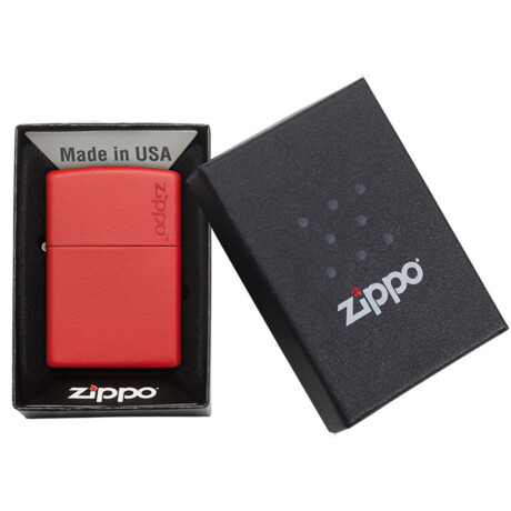 Encendedor Zippo Logo Rojo 0