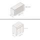 JUEGO MODULAR PARA COCINA INCLUYE AEREO Y BAJO MESADA GAMAS DE BEIGE