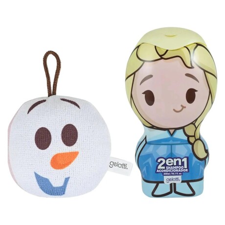 Set de Baño Frozen Shampoo 2 en 1 Elsa + Esponja de Baño 001