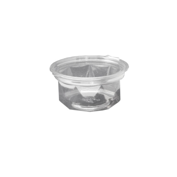 POTE REDONDO CON TAPA 12.3X5.5 350 ML TRANSPARENTE