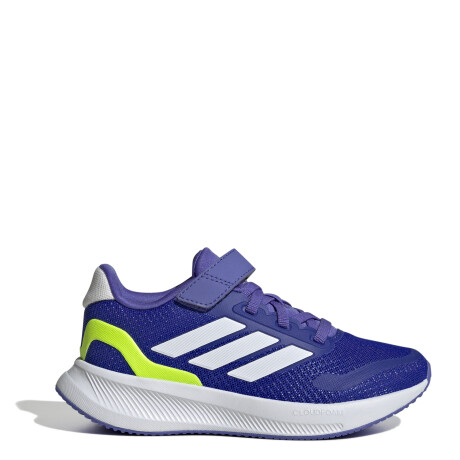 Championes Infantiles Adidas Run Falcon 5 JRS Azul - Blanco - Fluor