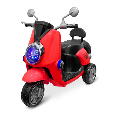 Triciclo Eléctrico Infantil Moto Para Niños A Batería Rojo