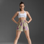 Aero Hi-Rise 4 Inch Shorts - Mujer Scatter/white Reflective