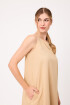 VESTIDO LARGO CRETTA POLANCO Beige