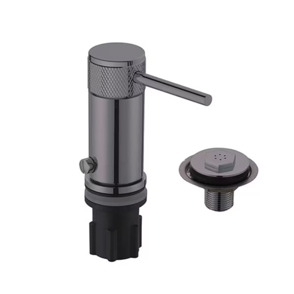 Grifería de bidet Monocomando con transferencia Fasano grafito Grifería De Bidet Monocomando Con Transferencia Fasano Grafito