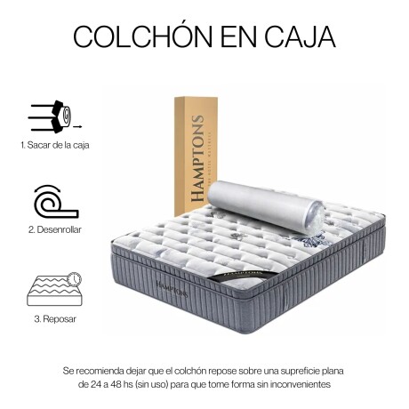 Colchon de resortes Queen Hamptons Vanadium Colchon de resortes Queen Hamptons Vanadium