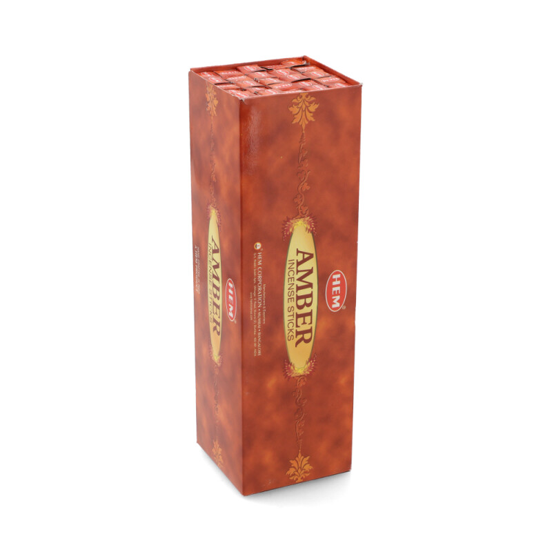 INCIENSO HEM CAJA DE CARBÓN X25 Ambar