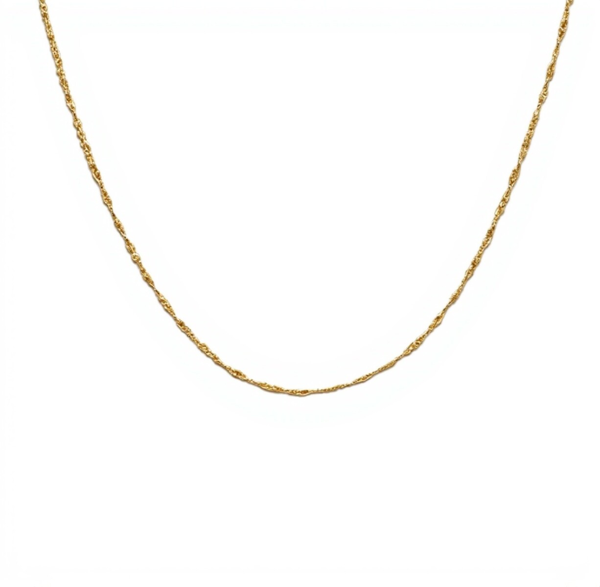 Cadena oro Singapur - Oro bajo - Sin Piedra - CD8088 - sinpiedra 
