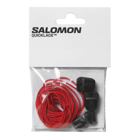 Salomon Cordones Elasticos Quicklace Kit Ftw Unisex Rojo