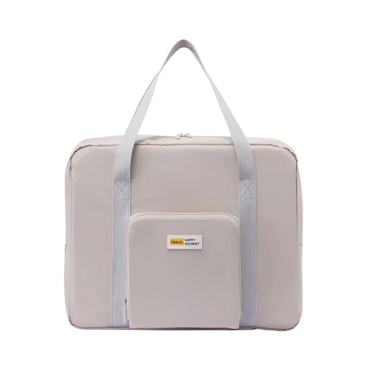 Bolso plegable para viaje con bolsillo - Beige 