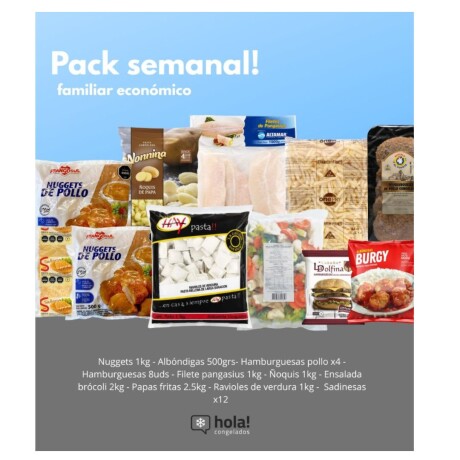 PACK SEMANAL FAMILIAR ECONÓMICO PACK SEMANAL FAMILIAR ECONÓMICO