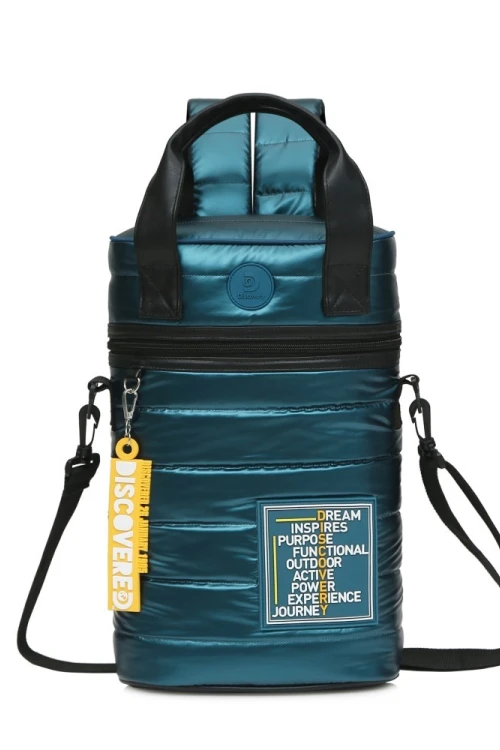Mochila matera puffer Azul