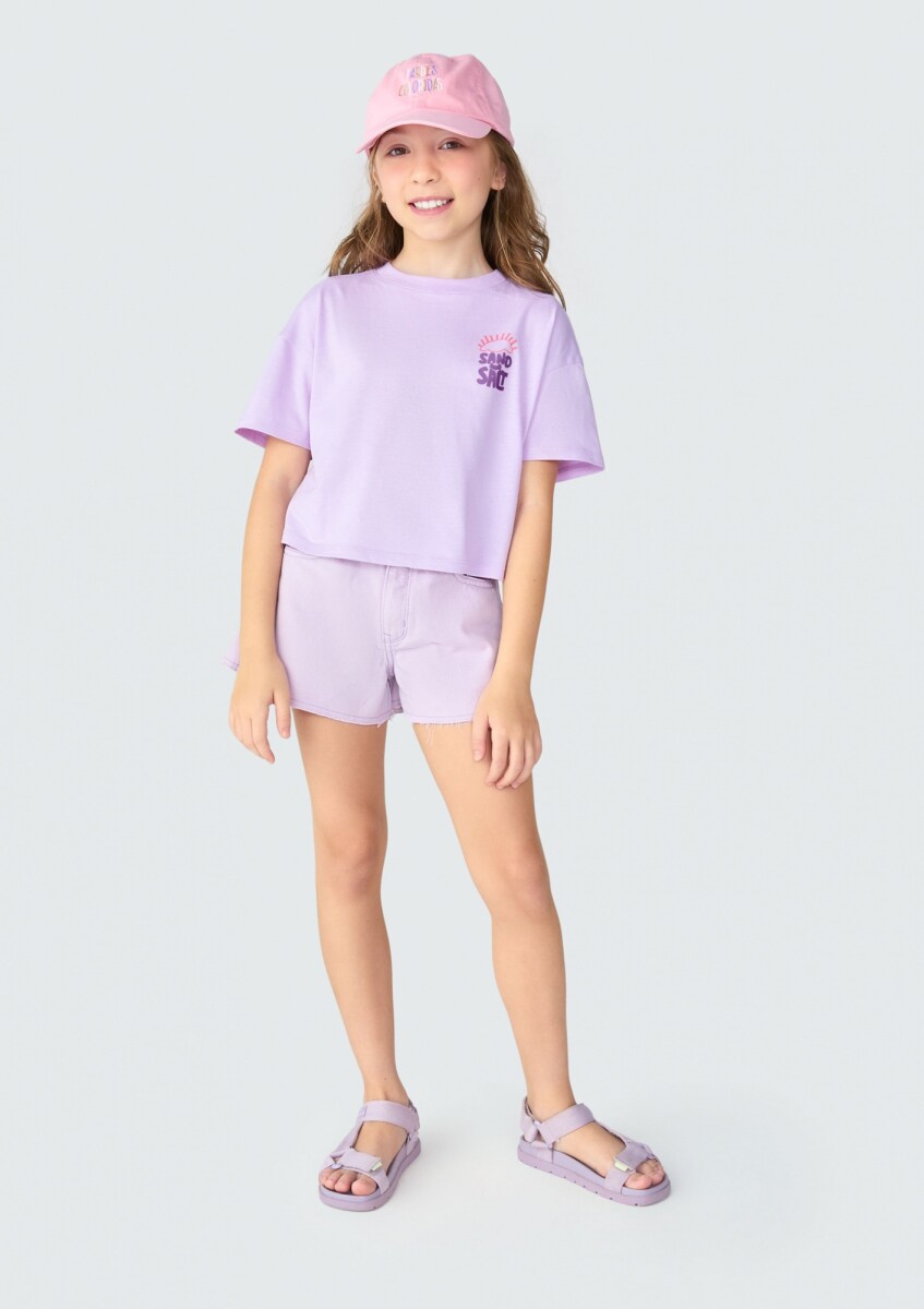 BLUSA MM FEM - VIOLETA CLARO 