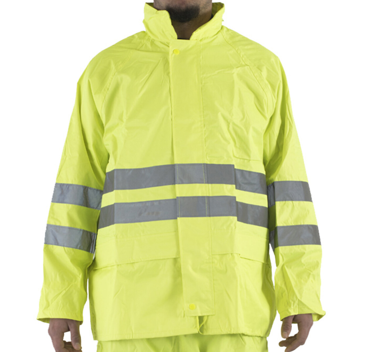 Equipo de lluvia Oxford con reflectivo - Amarillo fluor 