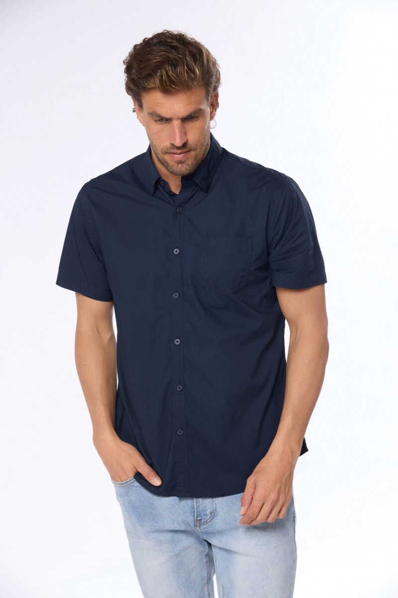 CAMISA LISA - Azul 