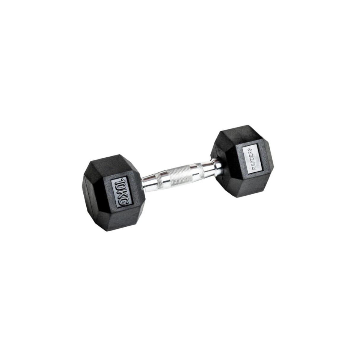 MANCUERNA HEXAGONAL ENGOMADA 10KG - NEGRO 
