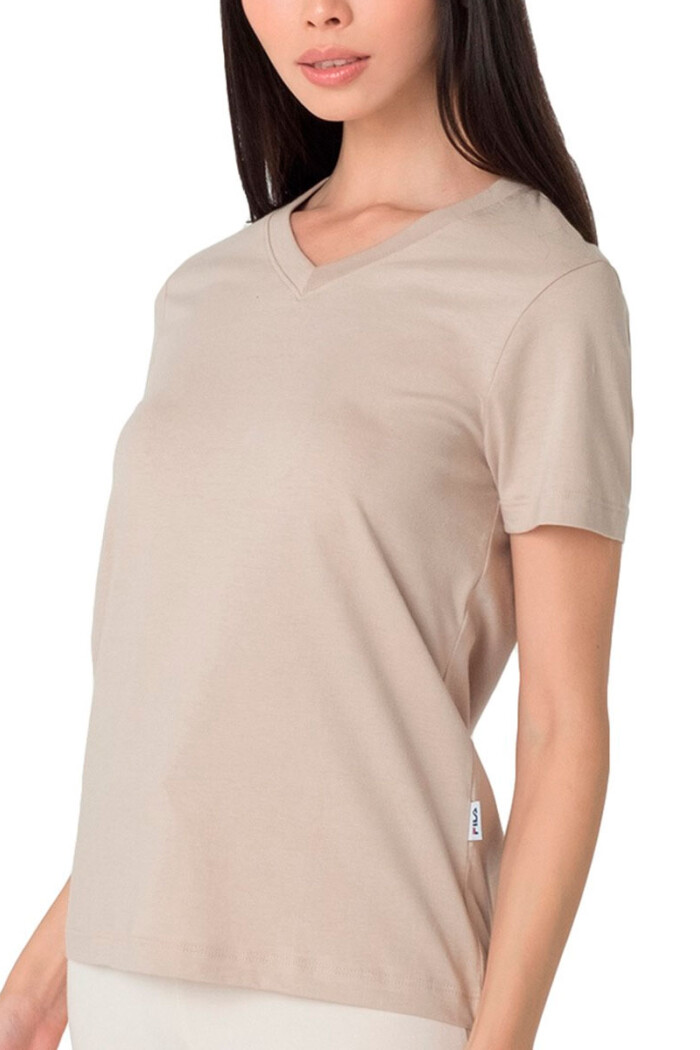 REMERA MUJER FILA BASIC Beige