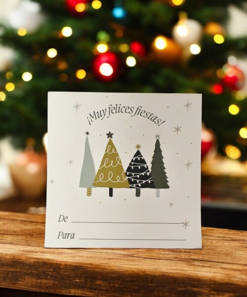 Tarjeta navidad 10x10 DISEÑO 7