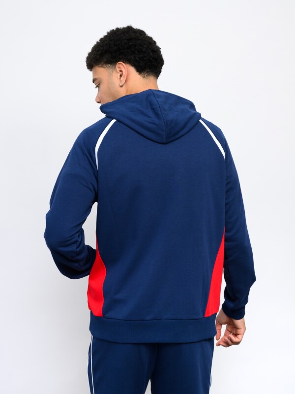 HOODIE DOLMAN Nacional Hombre Azul Marino, Rojo