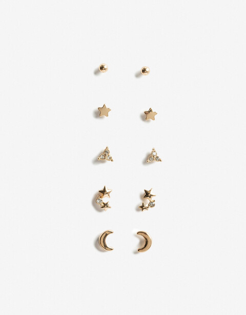 Aros Sets Metal Set De Mix Aros - Dorado