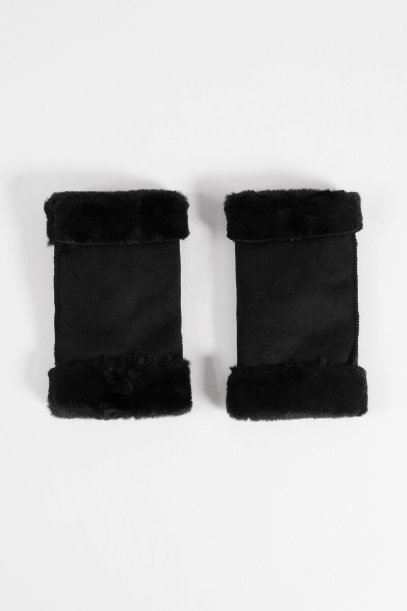 Guantes mitón cozy negro