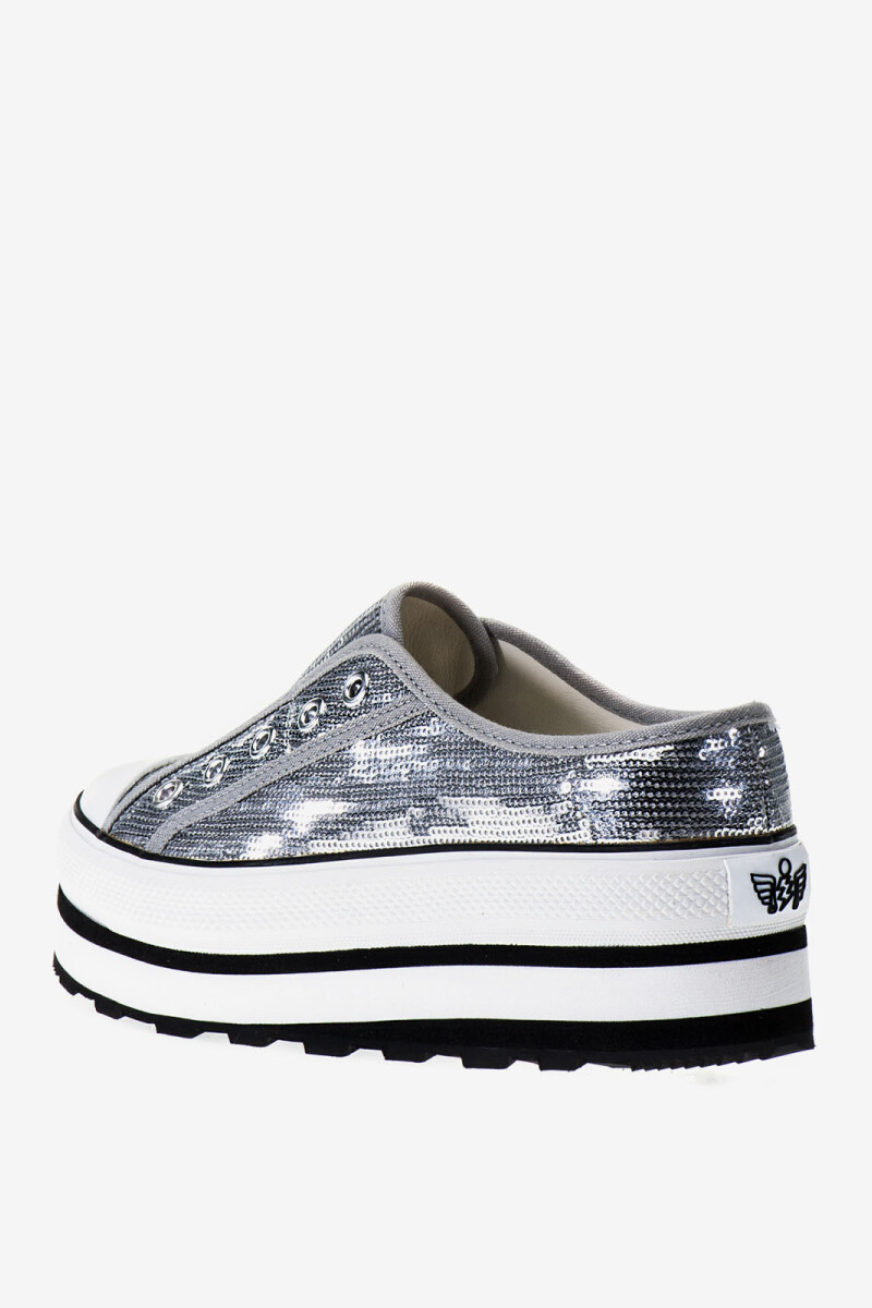ZAPATILLA OLD SCHOOL - SLIPPER Plata