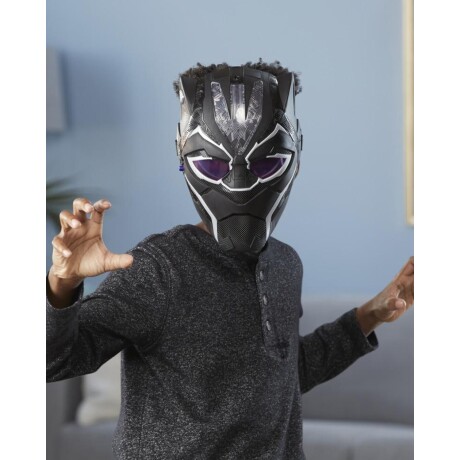 Máscara luminosa de Vibranium Black Panther Marvel Hasbro Máscara luminosa de Vibranium Black Panther Marvel Hasbro