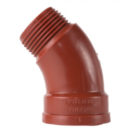 GINYPLAS CURVA PPL MACHO - HEMBRA A 45º 1/2 PULGADA Ginyplas Curva Ppl Macho - Hembra A 45º 1/2 Pulgada