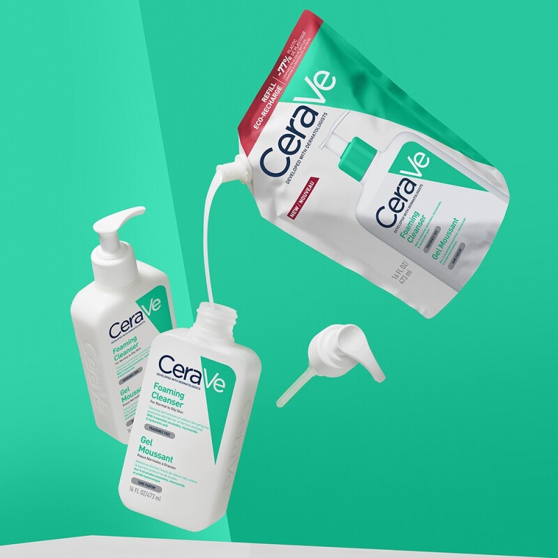 Cerave Limpiador En Gel Espumoso Refill 473 Ml. Cerave Limpiador En Gel Espumoso Refill 473 Ml.