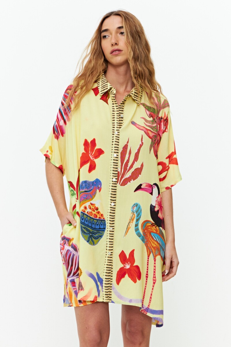 Túnica jungla amarillo