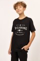REMERA SOUTH RUNNER TEE BOYS J-negro