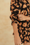VESTIDO VALENTINA MINI SEPIA BLOOM VESTIDO VALENTINA MINI SEPIA BLOOM