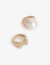 Sets Anillos Color Sets Anillos Vintage - Dorado