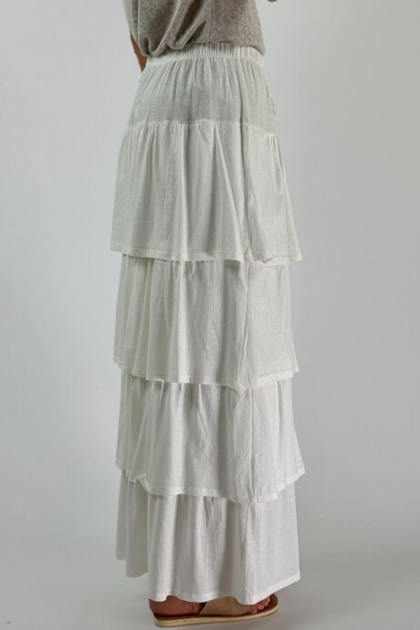 POLLERA BORACAY Blanco