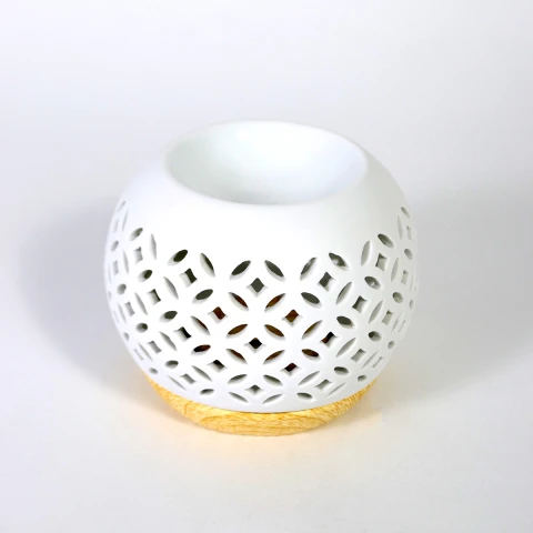 HORNITO CERAMICA BLANCO COMB 10X9CM Unica