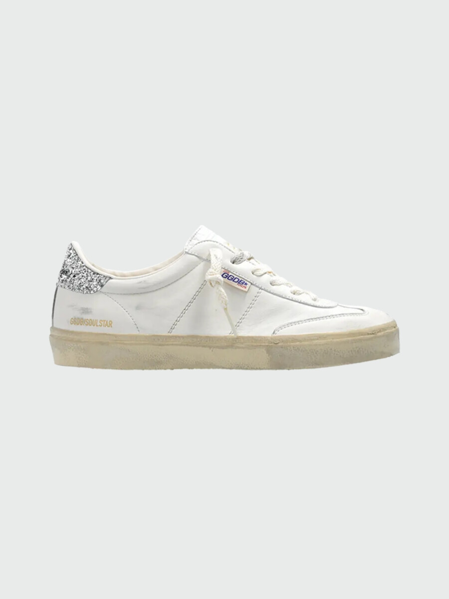 Golden Goose-Championes de cuero acordonados, Soul star 