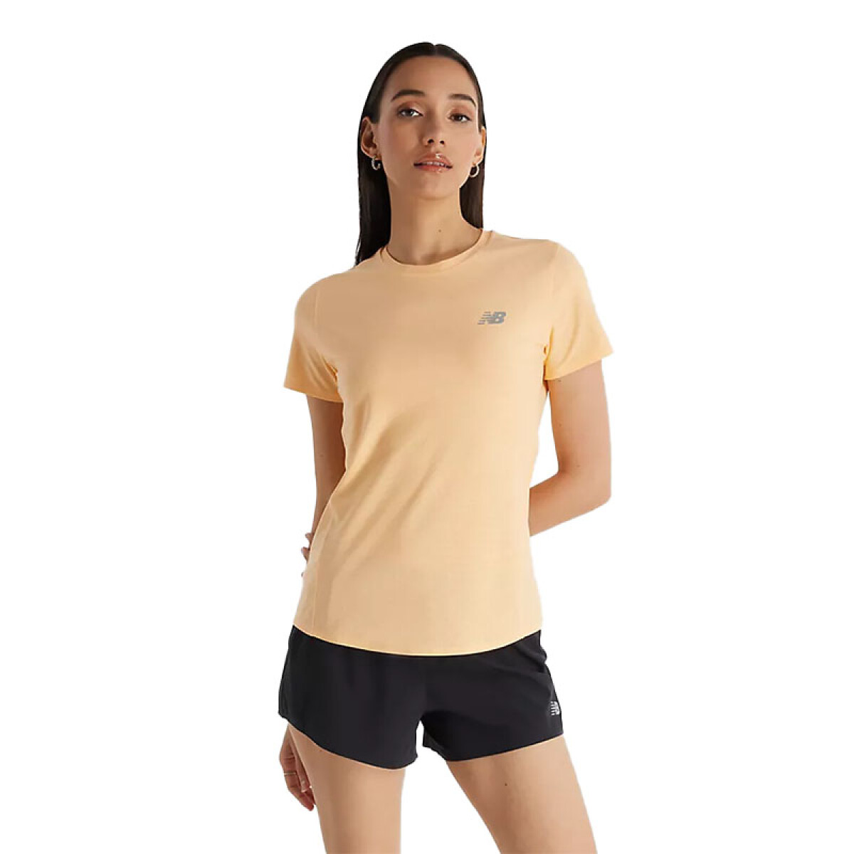 Remera New Balance Slim - Naranja 