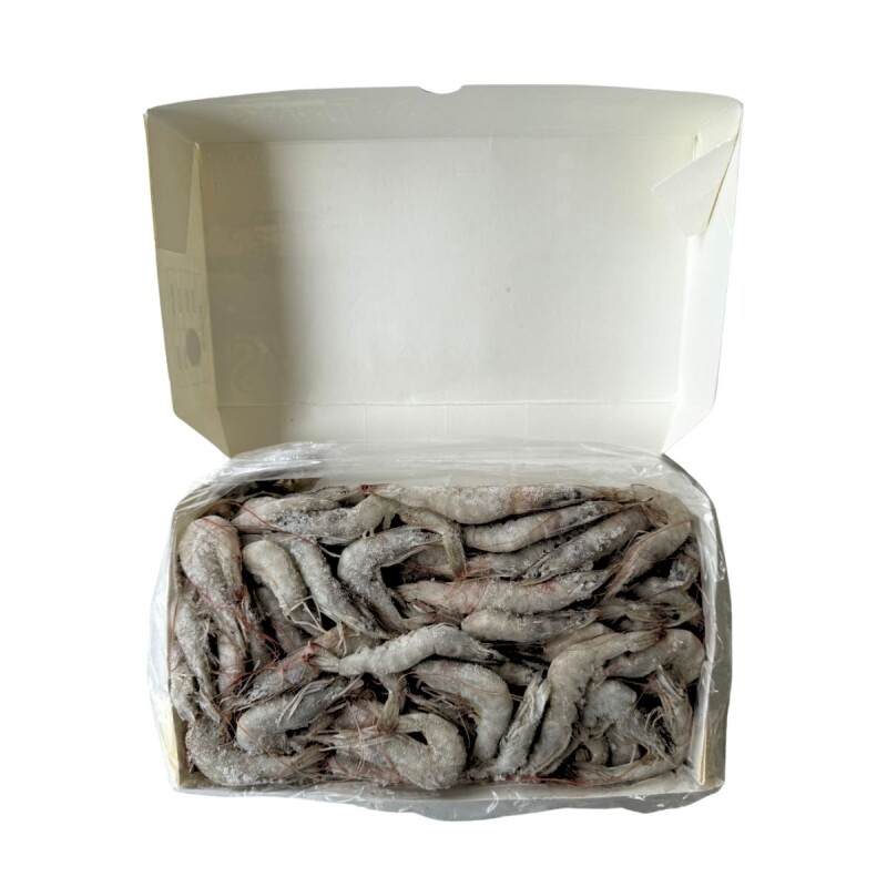 LANGOSTINO ENTERO VANNAMEI 80/100 pcs/kg (CARNADA) - 2 KG Langostino Entero Vannamei 80/100 Pcs/kg (carnada) - 2 Kg