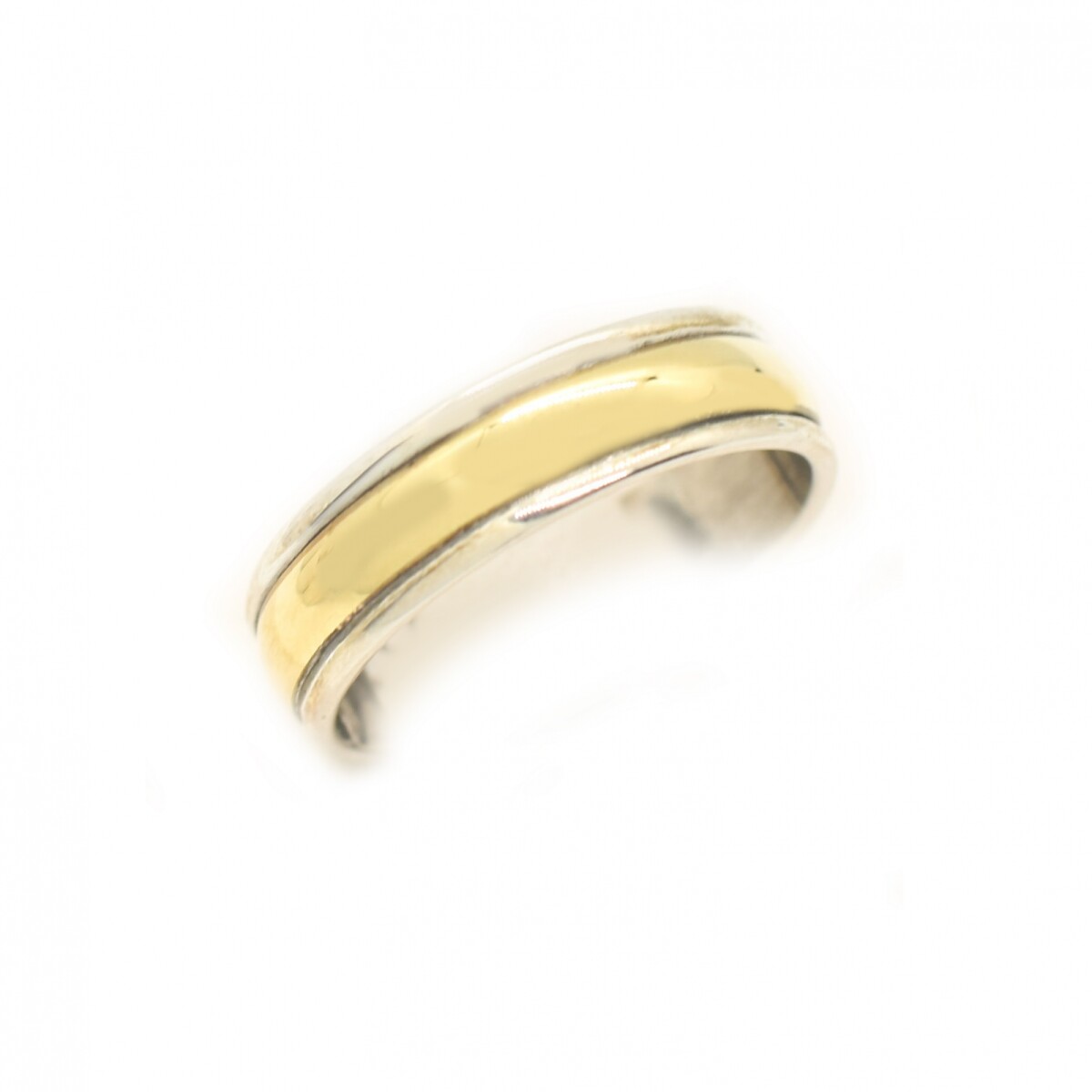 Anillo en Oro y Plata 925 