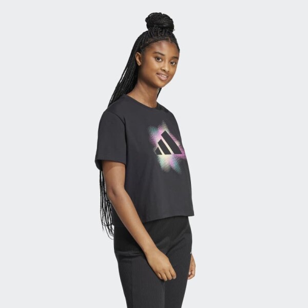 Remera Adidas Dance Estampada Negro