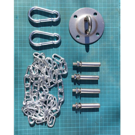 Kit Colocacion Para Hamaca Silla Redondas Cadena Ganchos Kit Colocacion Para Hamaca Silla Redondas Cadena Ganchos