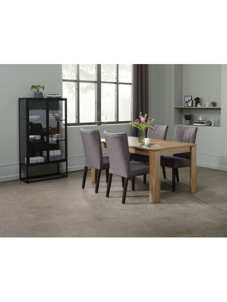 Vitrina VIRUM 2 puertas negro Vitrina VIRUM 2 puertas negro