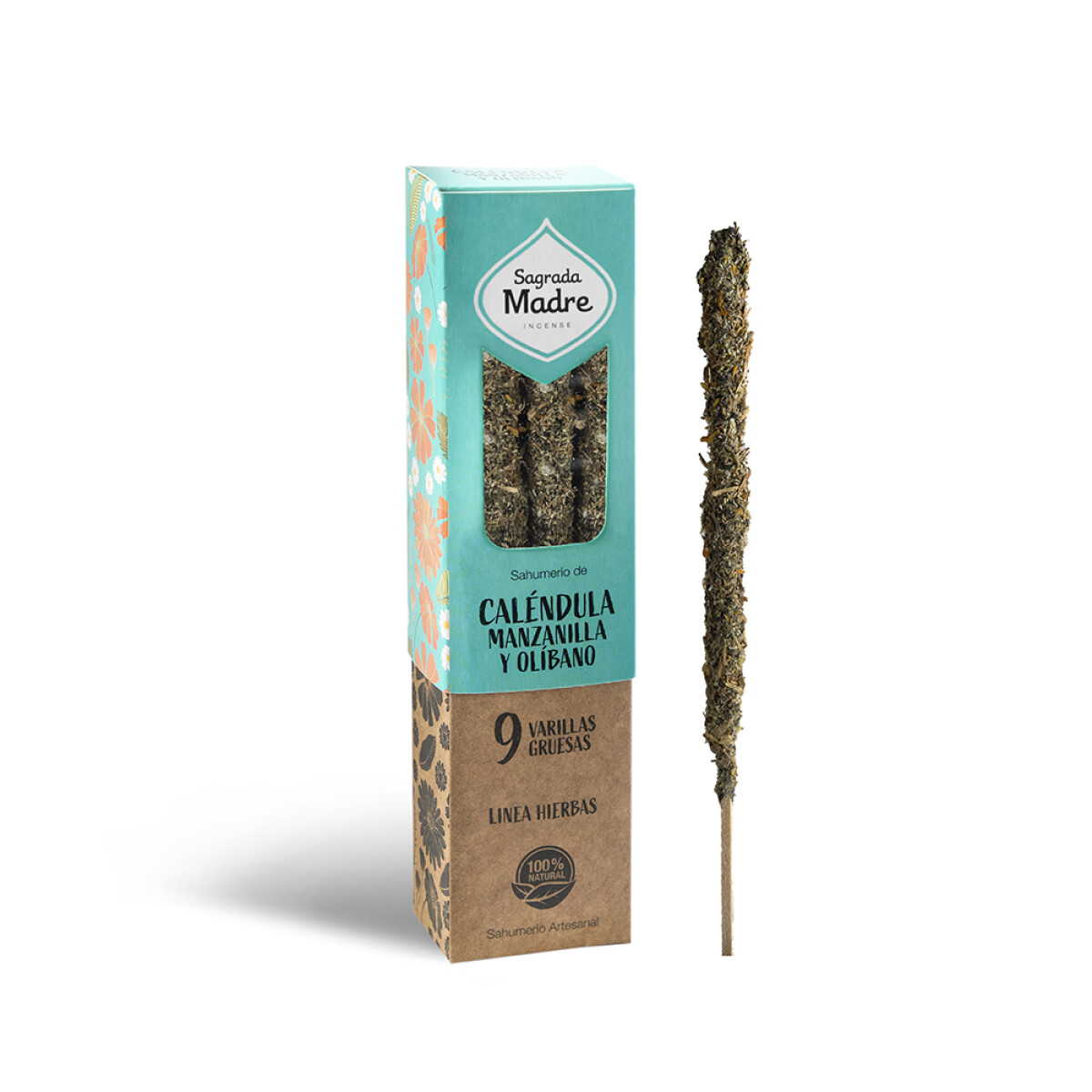 INCIENSO LÍNEA HIERBAS SAGRADA MADRE X9 - Calendula/manzanilla 