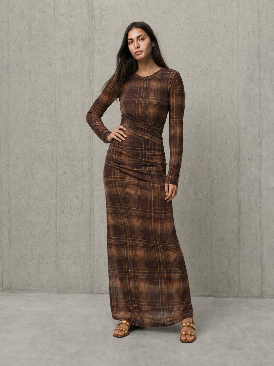 Vestido Flint - MARRON 