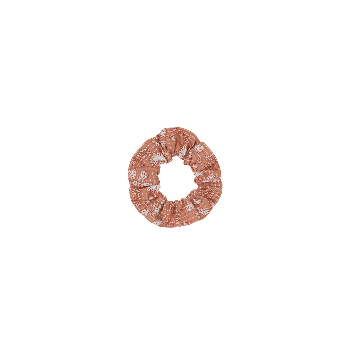 Scrunchie Flor India - Gris 