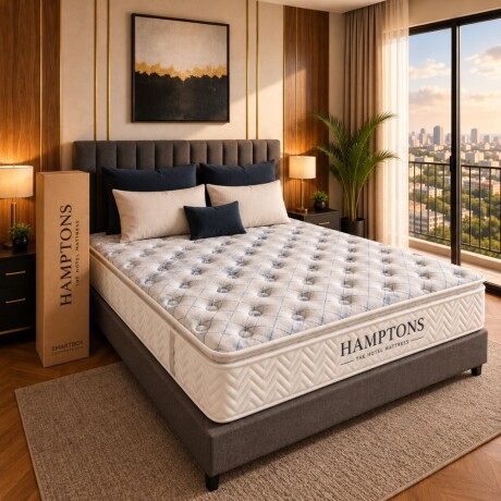 Colchon de resortes 2 plazas HAMPTONS Rhenium Colchon de resortes 2 plazas HAMPTONS Rhenium