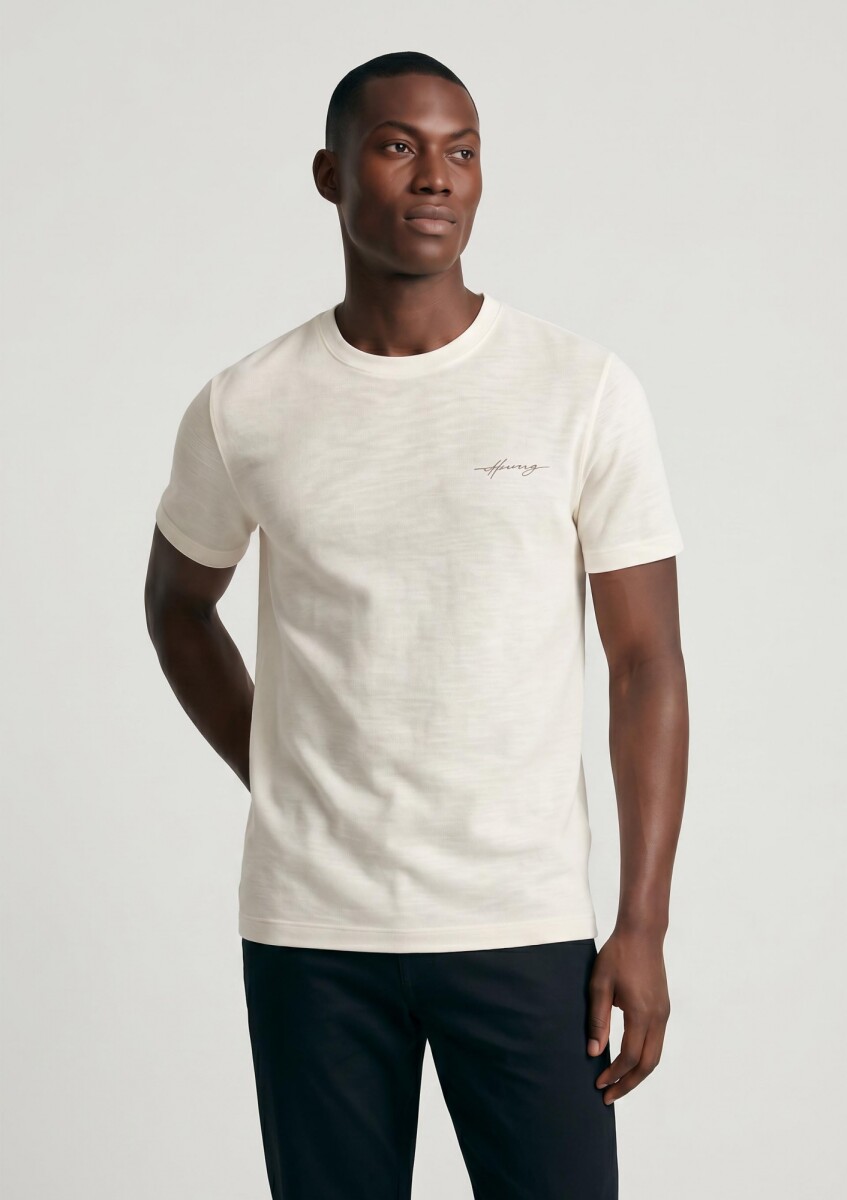 CAMISETA MANGA CORTA - BLANCO 
