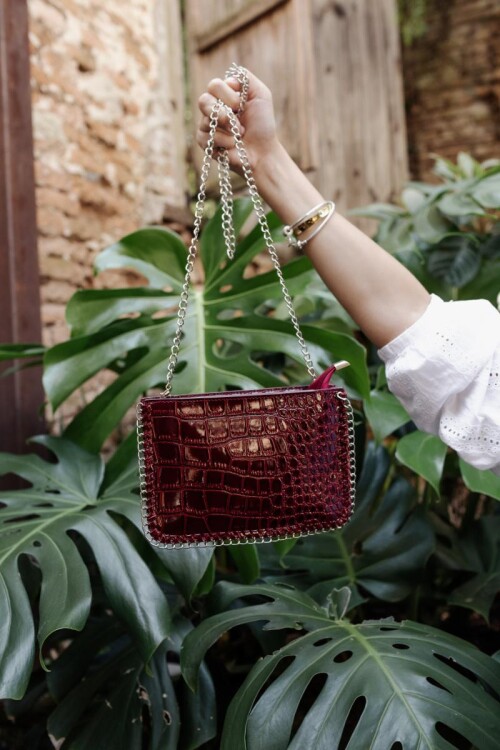 Bandolera Candida Bordeaux